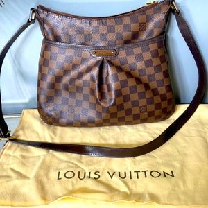 100% authentic Louis Vuitton Damier Ebene Bloomsbury messenger bag